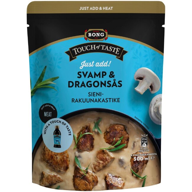 Соус Bong Touch of Taste Just add грибной с эстрагоном 300 мл Соус Bong Touch of Taste Just add грибной с эстрагоном 300 мл