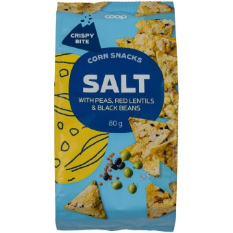 Соленые кукурузные снексы Coop 80 гр
