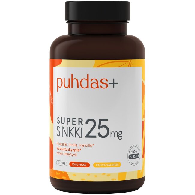 Капсулы Puhdas+ Super Zink 120 шт