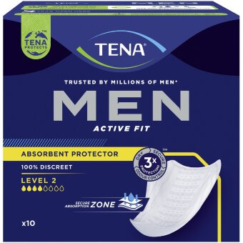 Защитные прокладки при недержании TENA Men Level 2 10 шт
