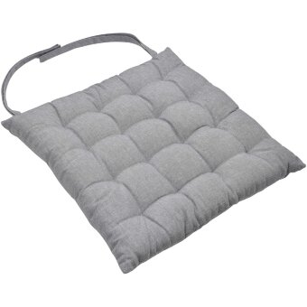 Подушка для сиденья Tex Home 38 x 38 см chambray светло-серый