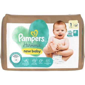 Подгузники Pampers Harmonie new baby S1 2-5 кг 35 шт