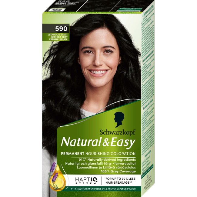 Краска для волос Schwarzkopf Natural & Easy 590 Ebenpuu Musta