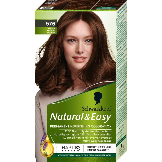 Краска для волос Schwarzkopf Natural & Easy 576 Каштан