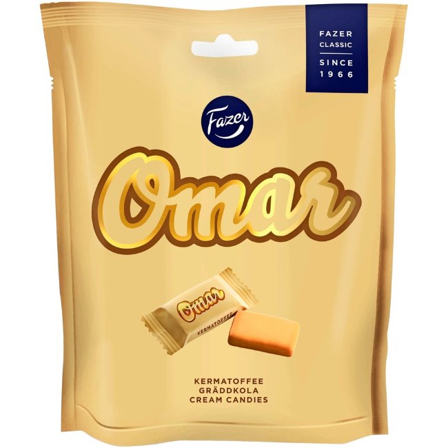 Сливочная карамель Fazer OMAR cream 220 гр