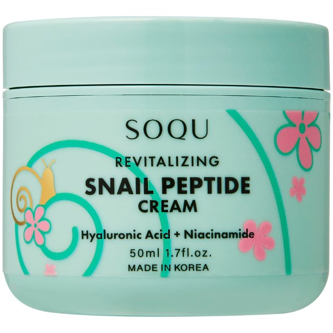 Крем для лица Soqu с пептидами улиточной слизи 50 мл