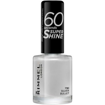 Лак для ногтей Rimmel 8 мл 60 seconds Super Shine 730 Silver Bullet Лак для ногтей Rimmel 8 мл 60 seconds Super Shine 730 Silver Bullet