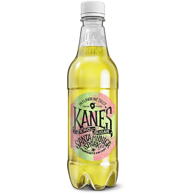 Безалкогольный газированный напиток Kane's Soda Pop Santa Monica Spark клубника и киви zero sugar 0,5 л уп Безалкогольный газированный напиток Kane's Soda Pop Santa Monica Spark клубника и киви zero sugar 0,5 л уп