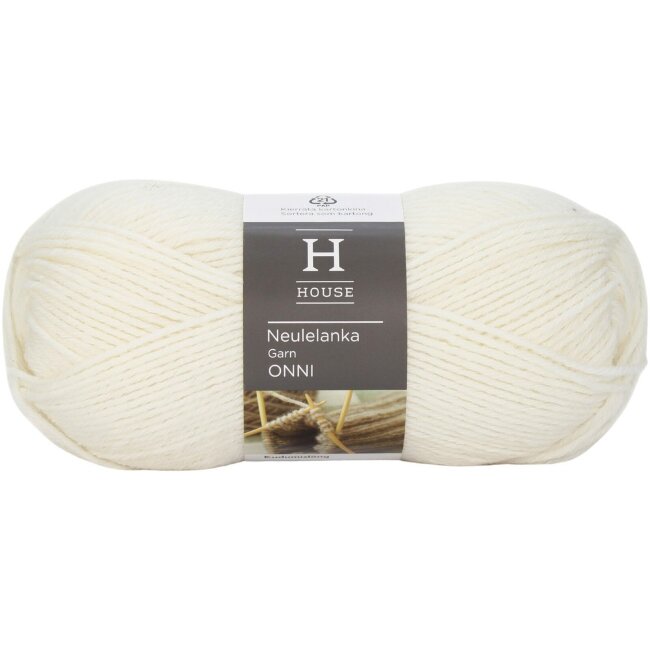 Пряжа House garn Onni 100 гр Off White 2378