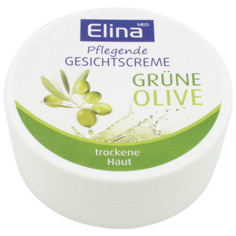 Крем питательный для лица оливковый Elina 75 мл Крем питательный для лица оливковый Elina 75 мл