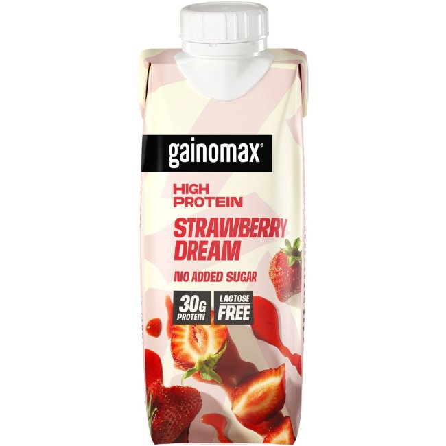 Протеиновый напиток Gainomax High Protein со вкусом клубники 250 мл