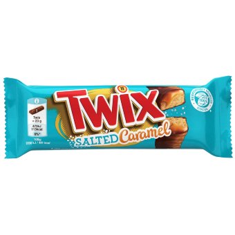 Шоколадный батончик Twix Salted Caramel 46 гр