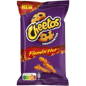 Хрустящие кукурузные палочки Cheetos Crunchetos Flamin Hot 110 гр Хрустящие кукурузные палочки Cheetos Crunchetos Flamin Hot 110 гр