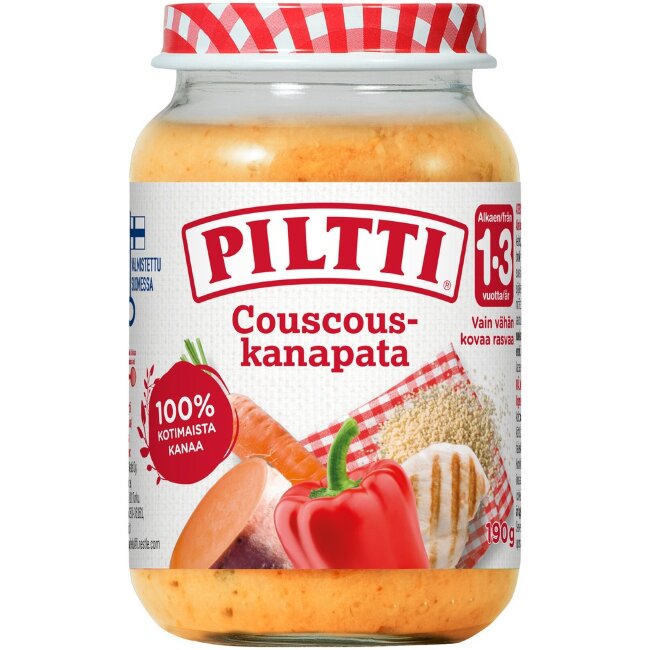 Детское питание PILTTI кускус с курицей 190 гр (с 12 мес)