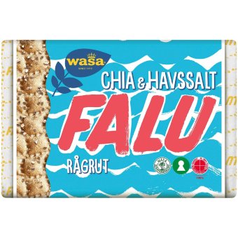 Хлебцы Wasa Falu с чиa и морской солью 235 гр