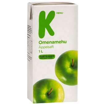 Яблочный сок (неосветлённый) K-menu 1 л