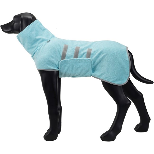 Халат для собак после купания Icepeak Pet Splash Размер S светло-голубой