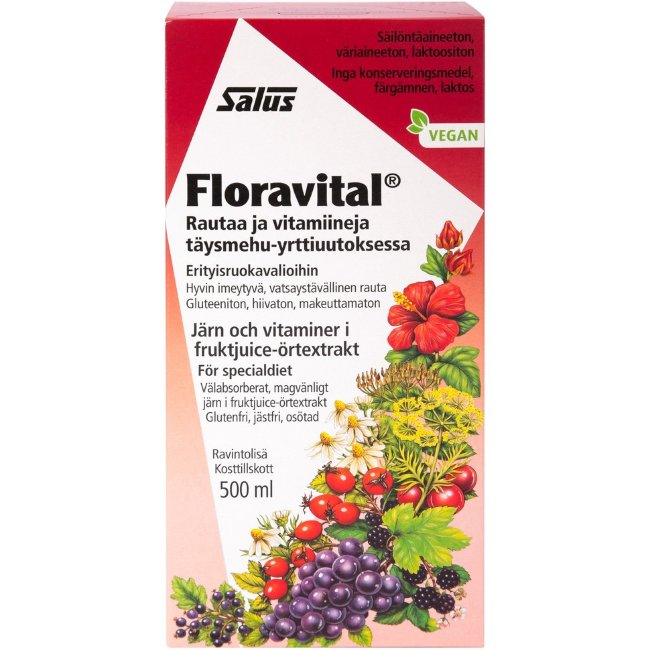Витамины с железом SALUS FLORAVITAL 500 мл Salus