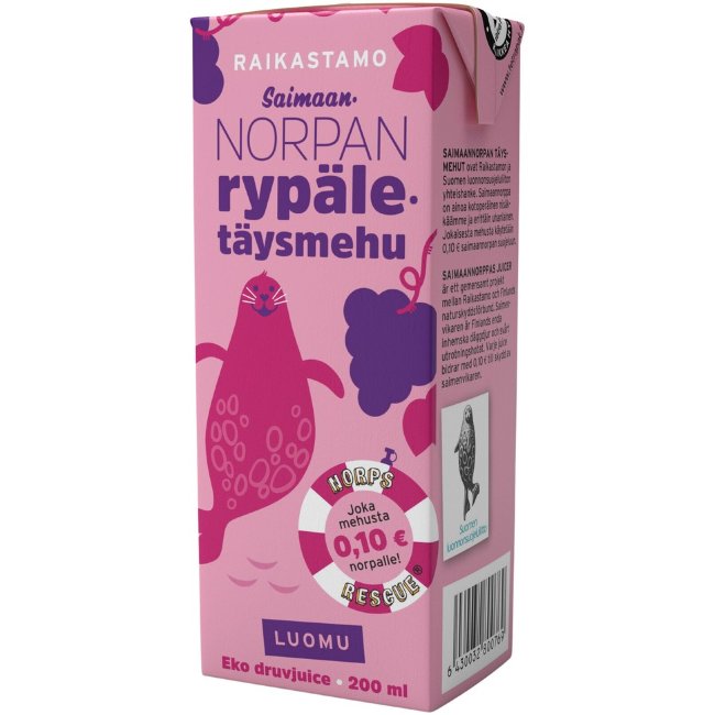 Виноградный органический сок Raikastamo Norpan 200 мл