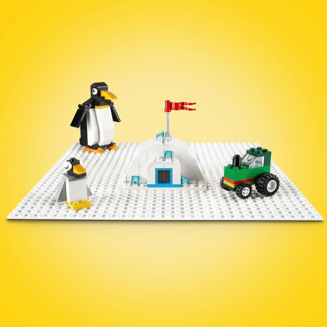 Конструктор LEGO® Classic белая строительная пластина 11026; набор для творчества для детей от 4 лет (1 деталь)