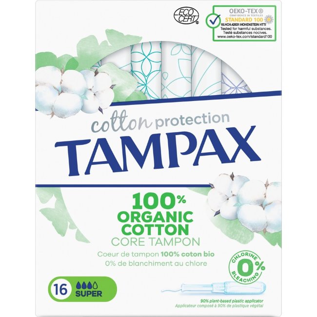 Тампоны Tampax Organic Cotton Super 16 шт