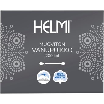 Ватные палочки без пластика Helmi 200 мл Ватные палочки без пластика Helmi 200 мл