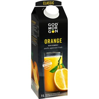 Апельсиновый сок 100% God Morgon Classic 1 л