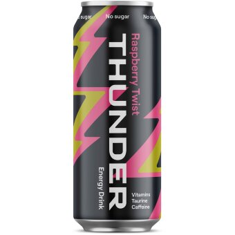 Энергетический напиток Thunder Energy No Sugar малина 500 мл