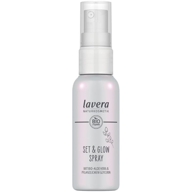Спрей для фиксации макияжа lavera Set & Glow 50 мл Спрей для фиксации макияжа lavera Set & Glow 50 мл