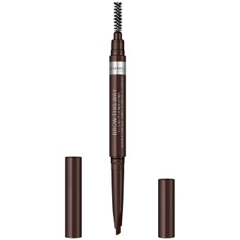 Карандаш для бровей Rimmel Brow This Way Filler & Fixer 003 темно-коричневый 0,4 г Карандаш для бровей Rimmel Brow This Way Filler & Fixer 003 темно-коричневый 0,4 г