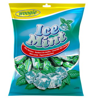 Леденцы мятные Woogie Ice Mint 170 гр Леденцы мятные Woogie Ice Mint 170 гр