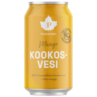 Кокосовая вода с манго Puhdistamo 310 мл Кокосовая вода с манго Puhdistamo 310 мл