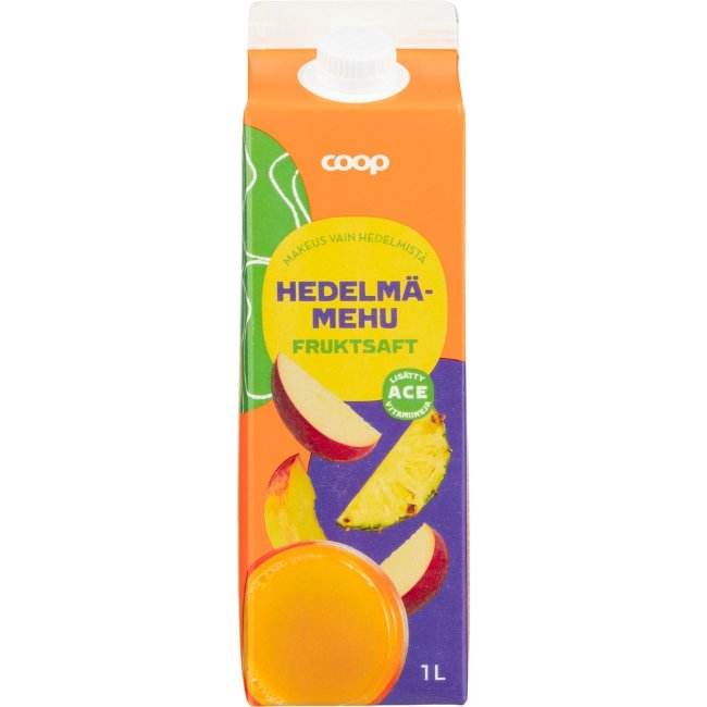 Фруктовый сок Coop с витаминами ACE 1 л