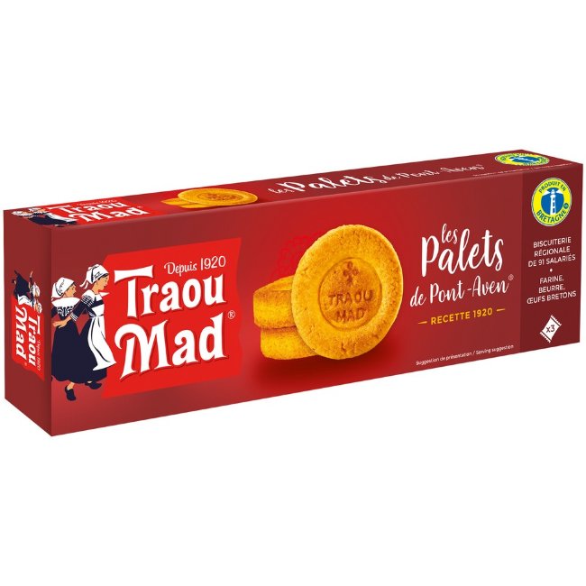 Песочное масляное печенье Traou Mad Brittany 100 гр