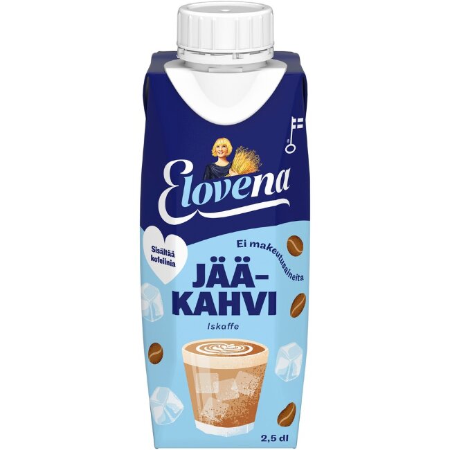 Кофейный напиток на овсяной основе Elovena 2,5 дл холодный кофе Кофейный напиток на овсяной основе Elovena 2,5 дл холодный кофе