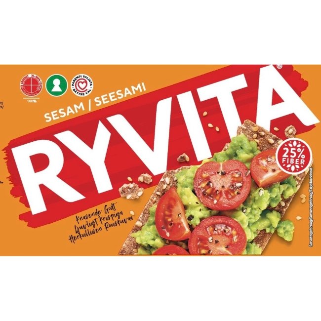 Цельнозерновые ржаные хлебцы Ryvita с кунжутом 250 гр