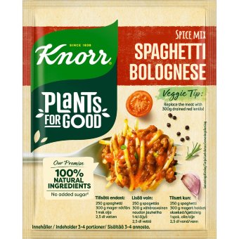 Приправа для блюда Knorr Spaghetti Bolognese 38 г 3–4 порции