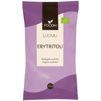 Заменитель сахара (эритритол) Foodin Erytritoli Luomu 200 гр