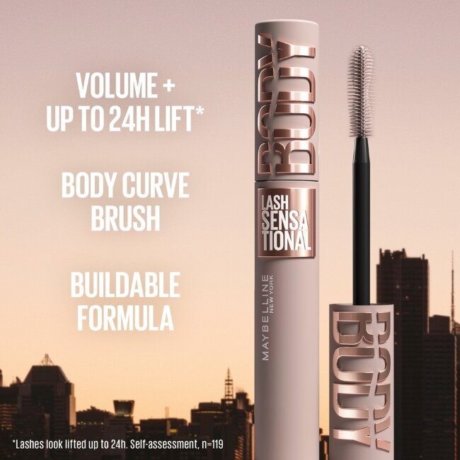 Тушь для ресниц Maybelline New York Lash Sensational Body Очень черная 9,7 мл