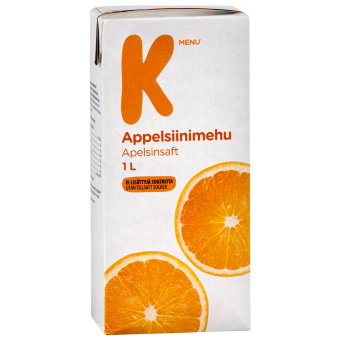 Апельсиновый сок (неосветлённый) K-menu 1 л Апельсиновый сок (неосветлённый) K-menu 1 л