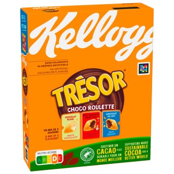 Завтрак хлопья Kellogg's Tresor Choco Roulette 375 гр