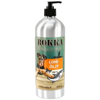 Рыбий жир лосося для домашних животных Rokka 950 мл