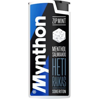 Пастилки ментоловые с соленой лакрицей Mynthon Zip Mint 30 гр