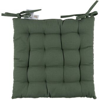 Подушка для сиденья Tex Home Galette 38x38 см хаки зеленая