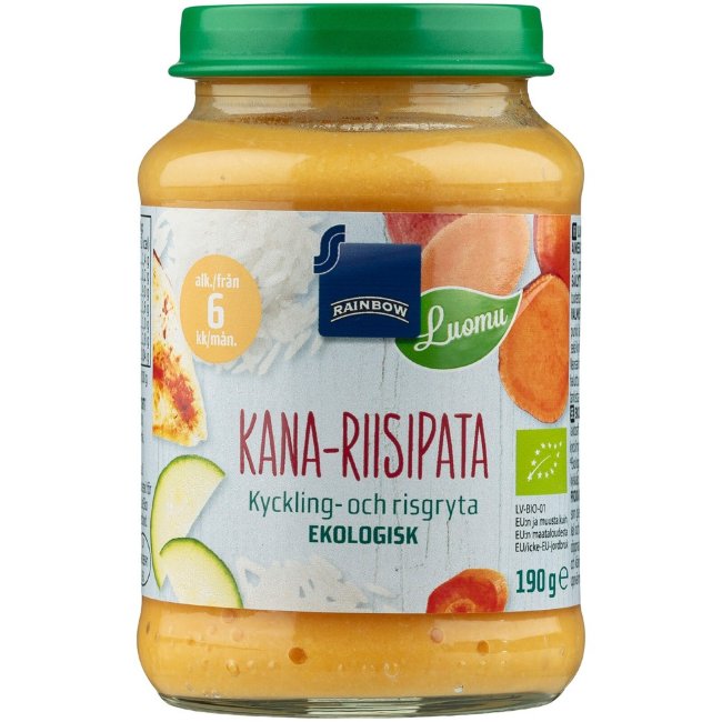 Детское питание Куриное рагу с рисом органическое 190 гр 6 мес Детское питание Куриное рагу с рисом органическое 190 гр 6 мес