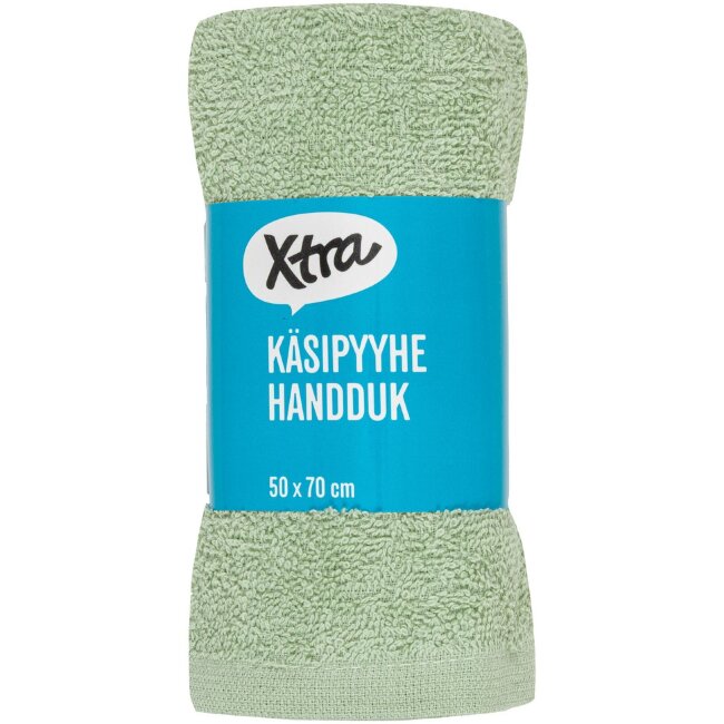 Ручное полотенце Xtra Anna 50x70 см светло-зеленое Ручное полотенце Xtra Anna 50x70 см светло-зеленое