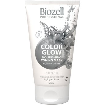 Ухаживающая тонирующая маска Biozell Color Glow серебристый 150 мл