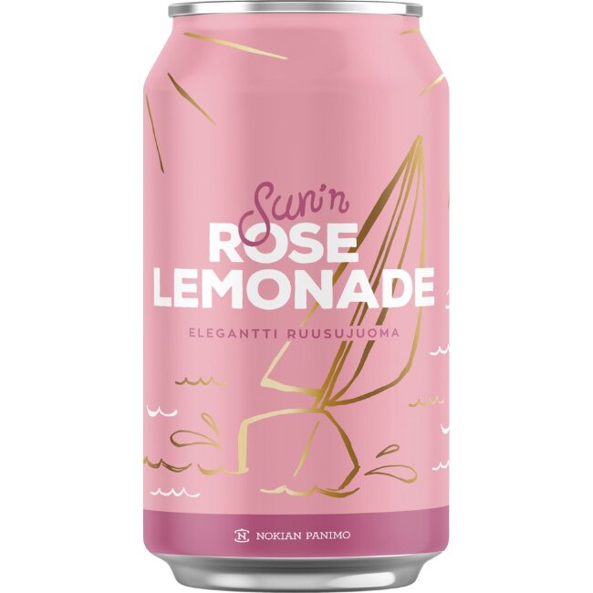 Лимонад Sun'n Rose с лимоном 0,33 л