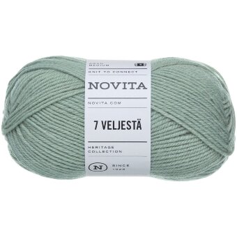 Нить Novita Lanka 7 Veljestä 100 гр kaaliperhonen 305