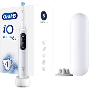 Электрическая зубная щётка Oral-B iO 6S White с технологией Braun Электрическая зубная щётка Oral-B iO 6S White с технологией Braun
